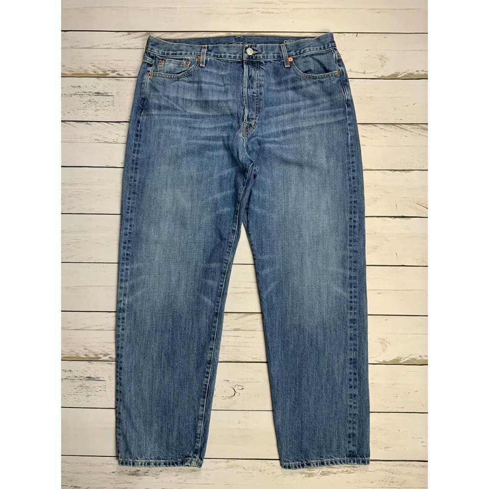 Outerknown Jeans Mens 36 x 30 Blue SEA Statesman Relaxed Baggy Denim USA Made